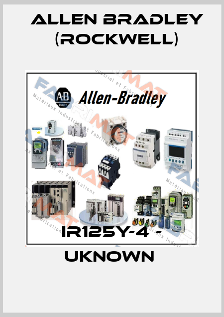 IR125Y-4 - UKNOWN  Allen Bradley (Rockwell)