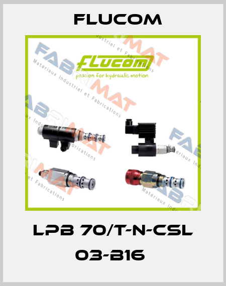 LPB 70/T-N-CSL 03-B16  Flucom
