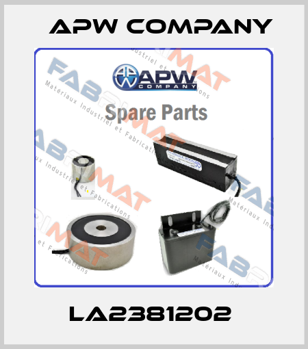 LA2381202  Apw Company