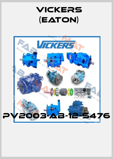 PV2003-AB-12-S476  Vickers (Eaton)