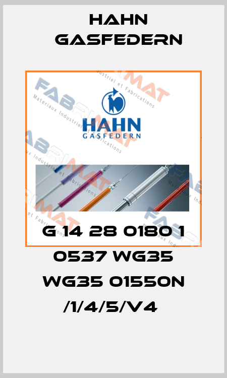 G 14 28 0180 1 0537 WG35 WG35 01550N /1/4/5/V4  Hahn Gasfedern