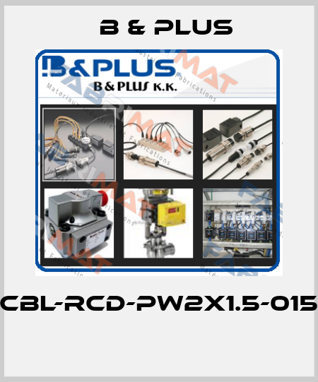 CBL-RCD-PW2X1.5-015  B & PLUS
