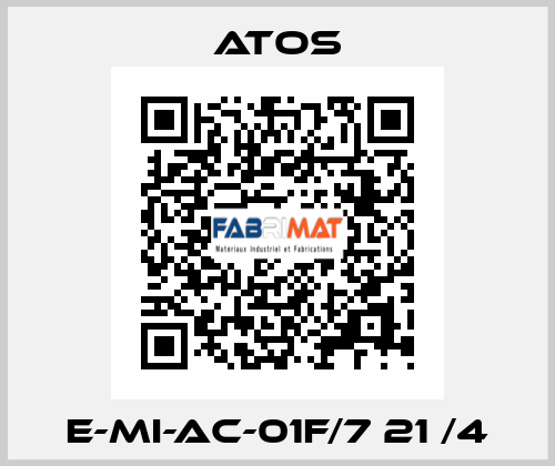 E-MI-AC-01F/7 21 /4 Atos