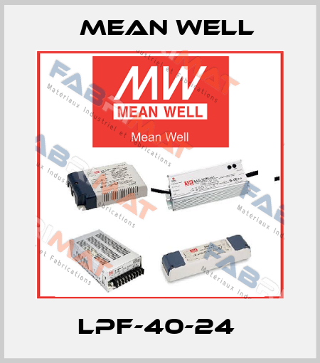 LPF-40-24  Mean Well