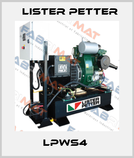 LPWS4  Lister Petter