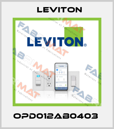 OPD012AB0403  Leviton