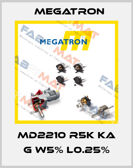 MD2210 R5K KA G W5% L0.25% Megatron
