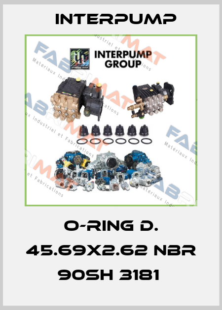 O-Ring D. 45.69x2.62 NBR 90SH 3181  Interpump