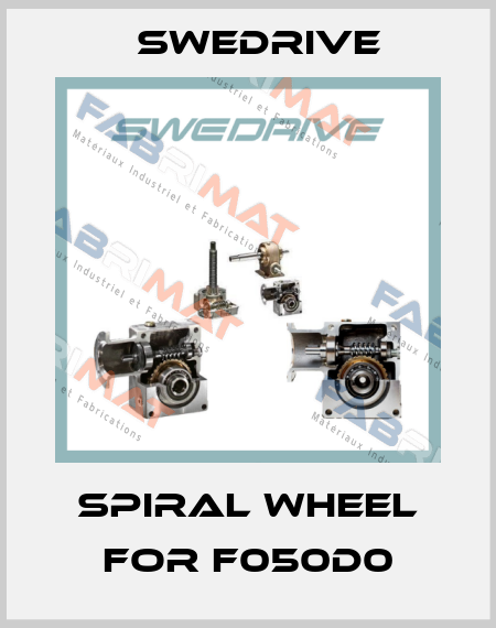 spiral wheel for F050D0 Swedrive