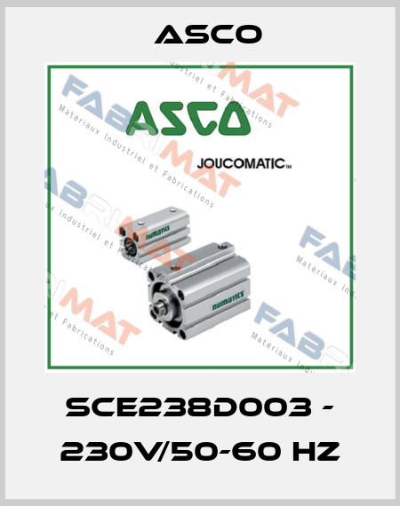SCE238D003 - 230V/50-60 Hz Asco