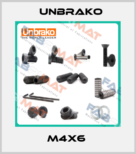 M4X6  Unbrako