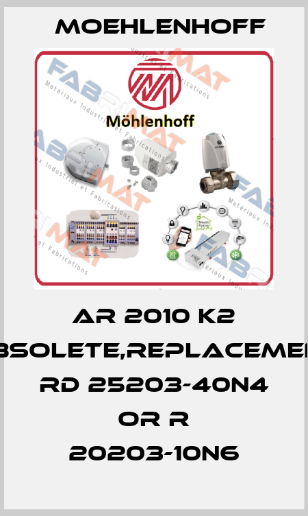 AR 2010 K2 obsolete,replacement RD 25203-40N4 or R 20203-10N6 Moehlenhoff