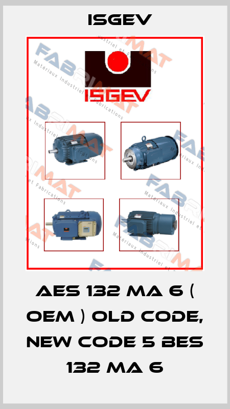 AES 132 MA 6 ( OEM ) old code, new code 5 BES 132 MA 6 Isgev