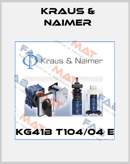 KG41B T104/04 E Kraus & Naimer