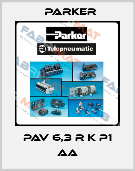 PAV 6,3 R K P1 AA Parker