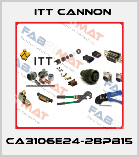 CA3106E24-28PB15 Itt Cannon