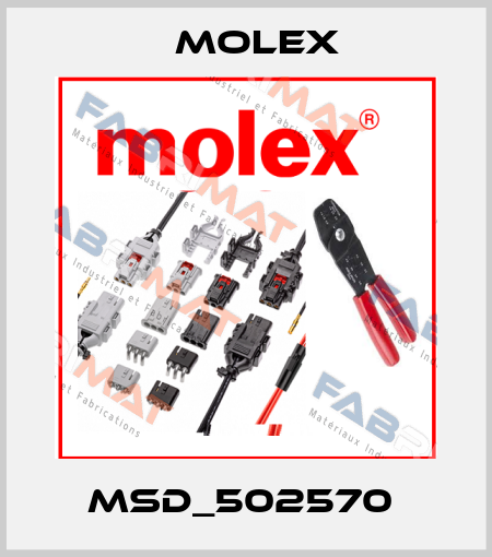 MSD_502570  Molex