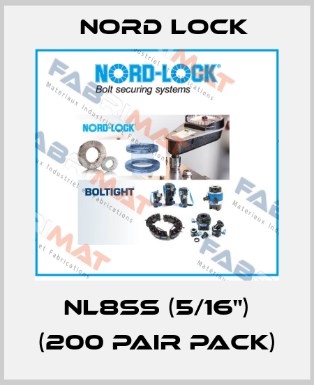 NL8ss (5/16") (200 pair pack) Nord Lock