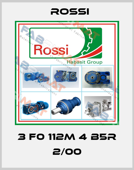 3 F0 112M 4 B5R 2/00 Rossi