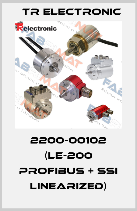 2200-00102 (LE-200 PROFIBUS + SSI LINEARIZED) TR Electronic