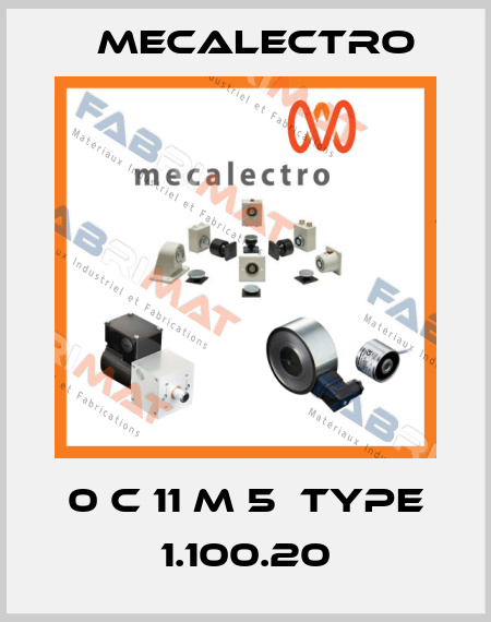 0 C 11 M 5  Type 1.100.20 Mecalectro
