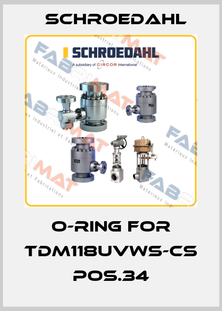 O-Ring for TDM118UVWS-CS pos.34 Schroedahl