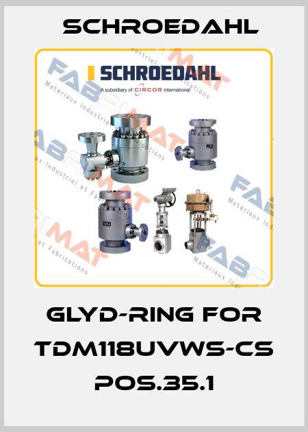 Glyd-Ring for TDM118UVWS-CS pos.35.1 Schroedahl