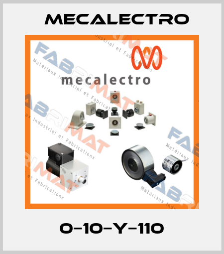 0−10−Y−110 Mecalectro