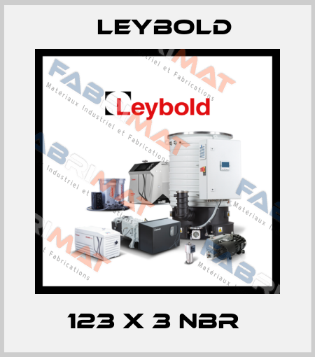123 X 3 NBR  Leybold