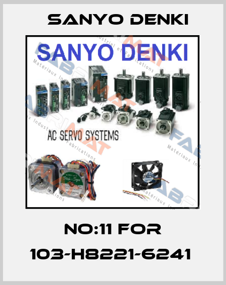NO:11 FOR 103-H8221-6241  Sanyo Denki