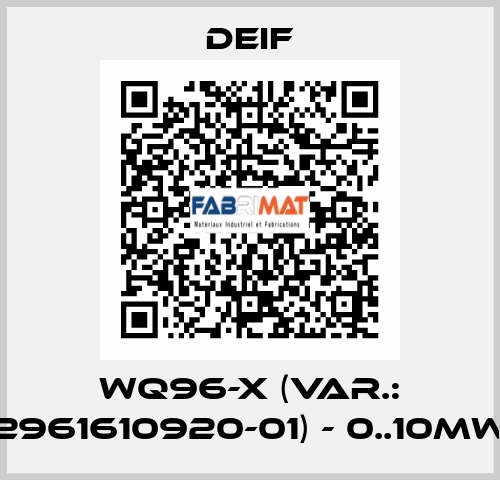 WQ96-x (Var.: 2961610920-01) - 0..10MW Deif