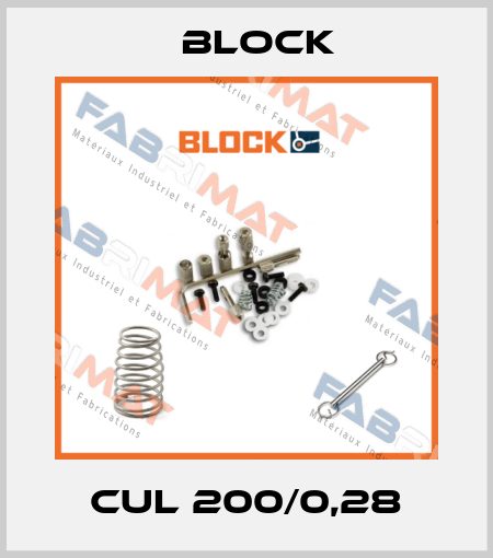 CUL 200/0,28 Block