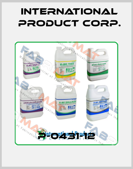 P-0431-12 International Product Corp.