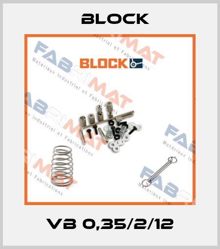 VB 0,35/2/12 Block