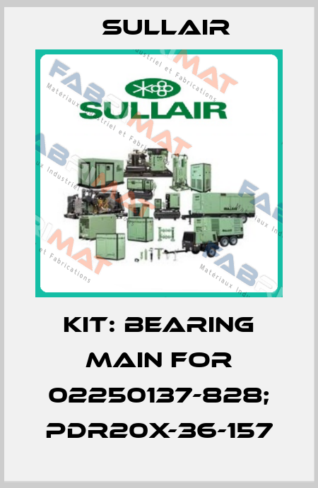 KIT: BEARING MAIN for 02250137-828; PDR20X-36-157 Sullair