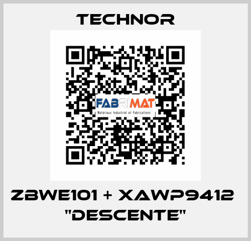 ZBWE101 + XAWP9412  "Descente" TECHNOR