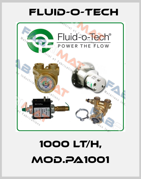 1000 lt/h, Mod.PA1001 Fluid-O-Tech