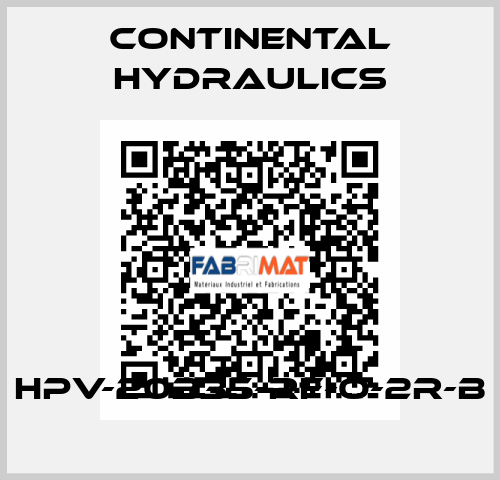 HPV-20B35-RF-O-2R-B Continental Hydraulics