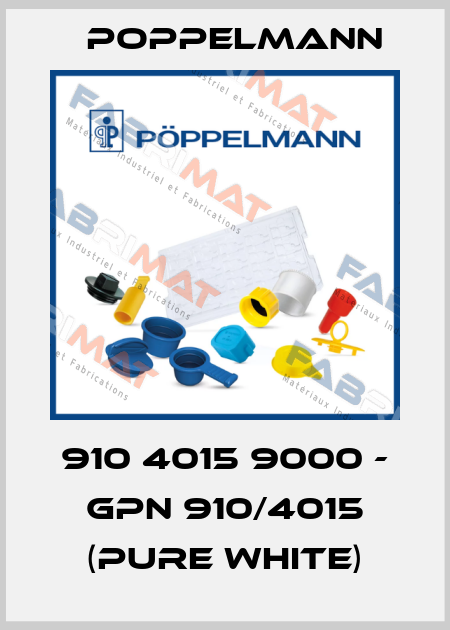 910 4015 9000 - GPN 910/4015 (pure white) Poppelmann