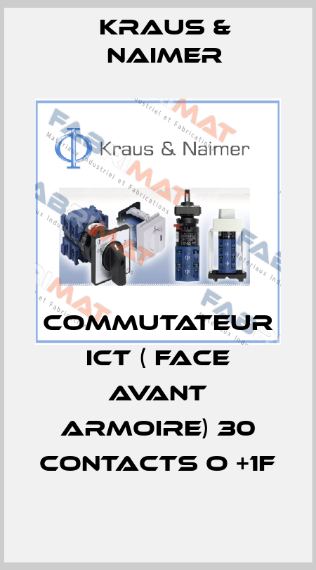 Commutateur ICT ( face avant armoire) 30 contacts O +1F Kraus & Naimer