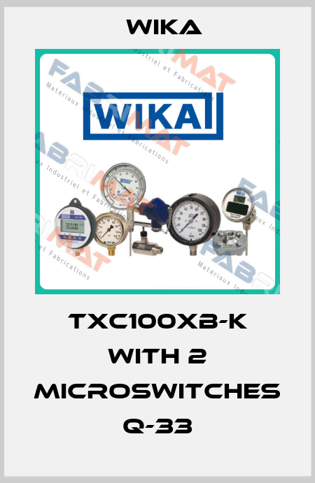TXC100XB-K with 2 microswitches Q-33 Wika