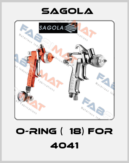 O-RING (№18) For 4041 Sagola
