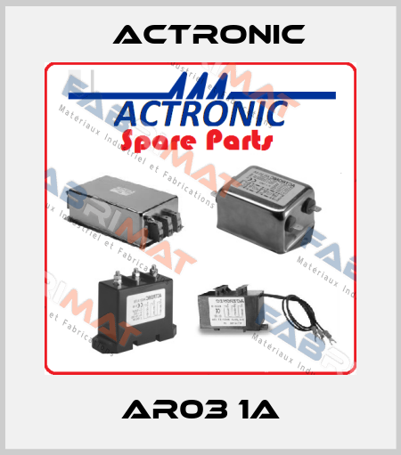 AR03 1A Actronic