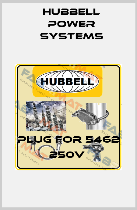 Plug for 5462 250V  Hubbell Power Systems