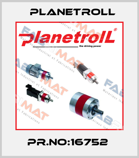 PR.NO:16752  Planetroll