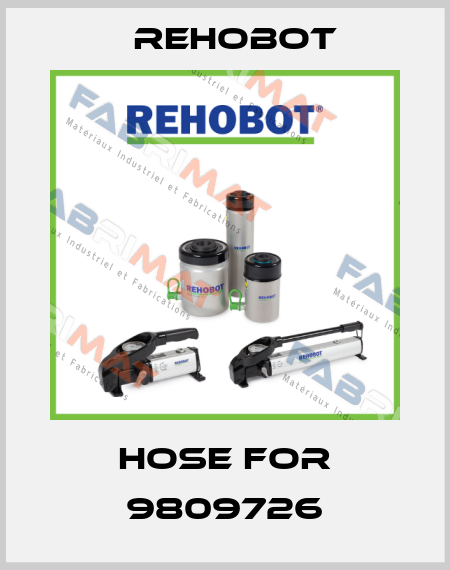 hose for 9809726 Rehobot