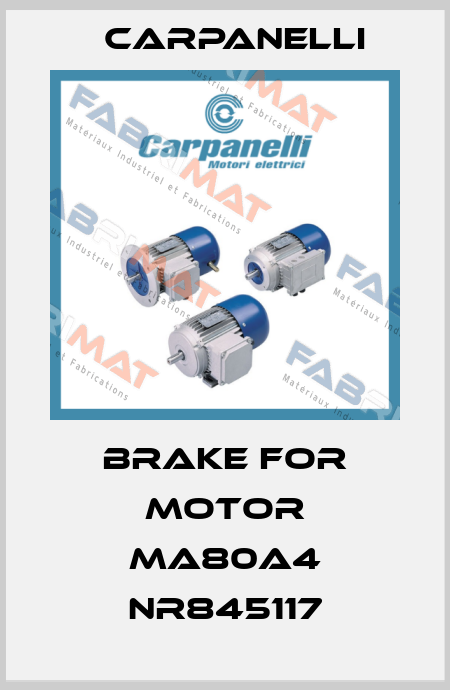 brake for motor MA80A4 Nr845117 Carpanelli