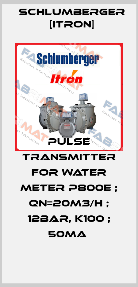 pulse transmitter for water meter P800E ; Qn=20m3/H ; 12bar, K100 ; 50mA  Schlumberger [Itron]