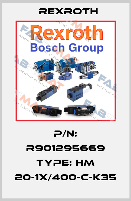 P/N: R901295669 Type: HM 20-1X/400-C-K35 Rexroth