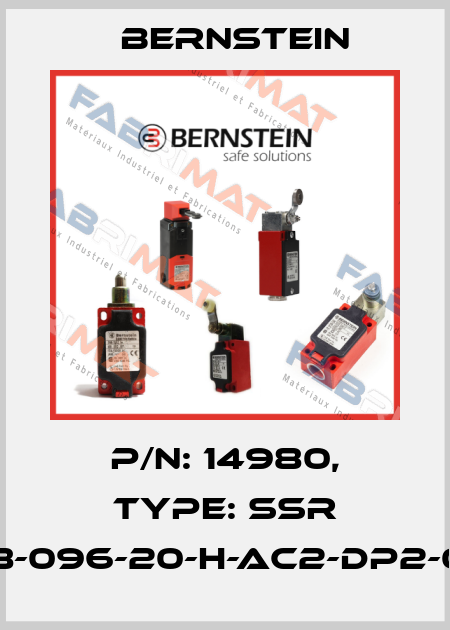 P/N: 14980, Type: SSR 02-198-096-20-H-AC2-DP2-0.5-J12 Bernstein